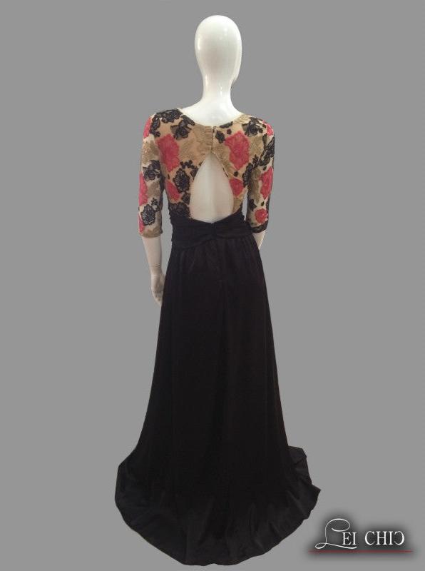 abito impero corpetto fiorato