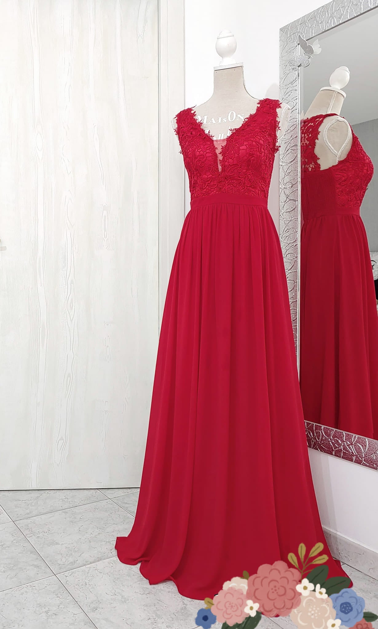 abito_impero_rosso_in_chiffon